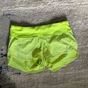 Lululemon Speed Shorts